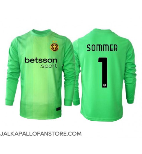 Inter Milan Yann Sommer #1 Maalivahdin Kolmaspaita 2025-26 Pitkähihainen Inter Milan Yann Sommer #1 Maalivahdin Kolmaspaita 2025-26 Pitkähihainen
